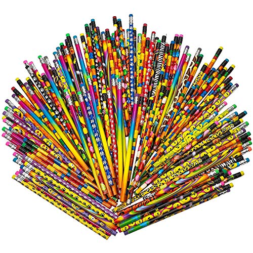 Product Cover Kicko Pencil Assortment - 7.5 inches Assorted Colorful Pencils for Kids - Pack of 144 - Exciting School Supplies, Awards and Incentives, Party Favors