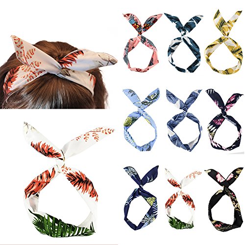 Product Cover Yeshan wist Bow Wire Headbands Wrap Hair Accessory Hairbands for Women and Girls