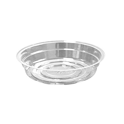 Product Cover TRUEDAYS 6 Inch 5 Pack Clear Plant Saucers Flower Pot Tray Excellent for Indoor & Outdoor Plants
