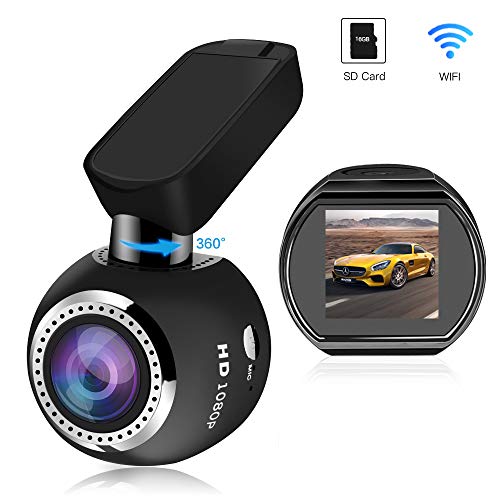 Product Cover WiFi Dash Camera, SIV Car Dash Cam Full HD 1080P Car Camera Recorder, Car Mini Dash Cam with 1.54