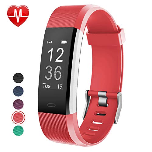 Product Cover YAMAY Fitness Tracker, Fitness Watch Activity Tracker with Heart Rate Monitor, Sleep Monitor, Step Counter, Calories, 14 Sports Tracker, IP67 Waterproof, Slim Pedometer Watch for Men, Women and Kids