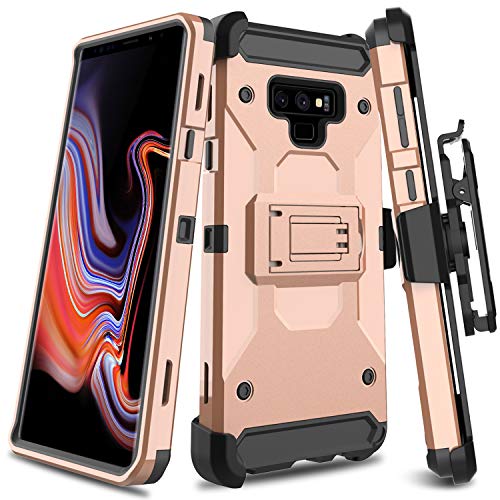 Product Cover Leptech Kickstand Series Compatible with Samsung Galaxy Note 9 Case/SM-N960U Case (Rose Gold)