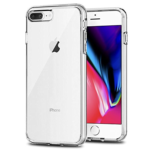 Product Cover TENOC Phone Case Compatible for Apple iPhone 8 Plus and iPhone 7 Plus 5.5 Inch, Crystal Clear Ultra Slim Cases Soft TPU Cover Full Protective Bumper