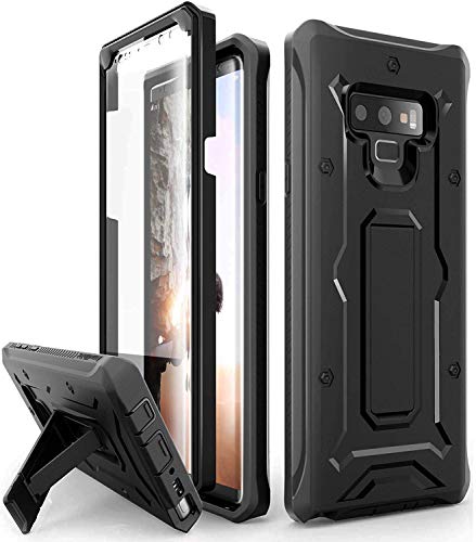 Product Cover ArmadilloTek Vanguard Designed for Samsung Galaxy Note 9 Case (2018 Release) Military Grade Full-Body Rugged with Built-in Screen Protector & Kickstand (Black)