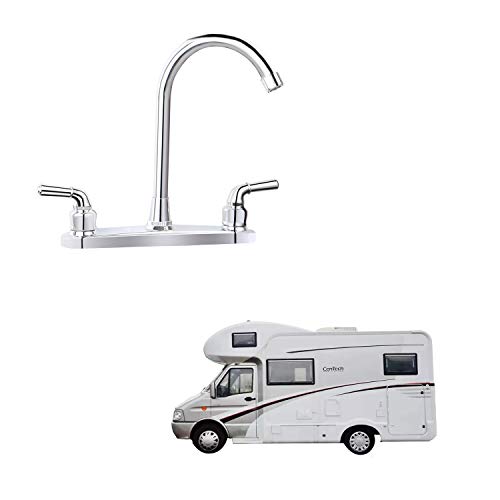 Product Cover RV Non-metallic Kitchen Faucet Two Handle-8