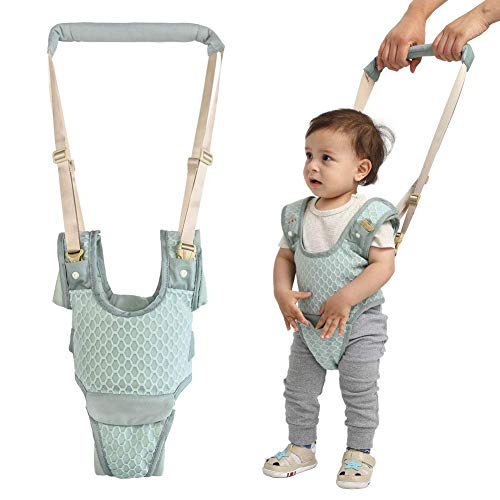 Product Cover Handheld Baby Walking Harness for Kids, Detachable&Adjustable Toddler Walking Assistant with Crotch, Safe Standing & Walk Learning Helper for 6+ Months Baby