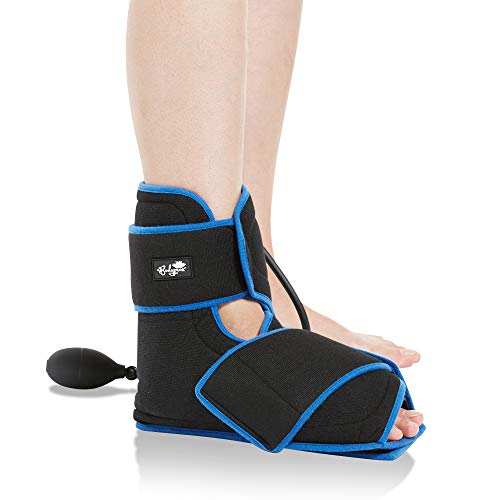 Product Cover Bodyprox Ankle Ice Pack Injuries, Hot & Cold Air Compression Ankle Brace Support, Helps Stabilize Relieve Achilles Tendon Pain, Ankle Sprains, Arthritis, Joint Pain Sports Injury