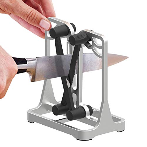 Product Cover Kitchen Knife Sharpener,Hone,Sharpens, Beveled, Polishes Dull, Serrated, Standard Blades & Chef's Knives, Pairing Knives As Shown On TV By Homegician (Kitchen Knife Sharpeners)