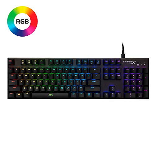 Product Cover HyperX Alloy FPS RGB - Mechanical Gaming Keyboard - Controlled Light & Macro Customization - Silver Speed Switches - RGB LED Backlit (HX-KB1SS2-US)