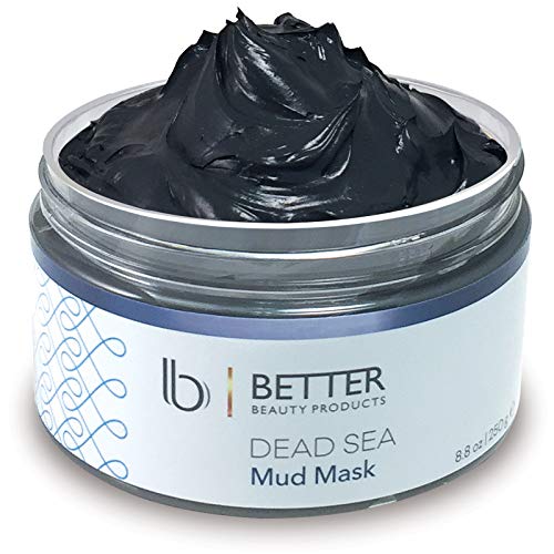 Product Cover Dead Sea Mud Mask by Better Beauty Products, Body and Facial Mask for Clear Complexion, Blackheads, Shrinking Pores, Acne, Removing Toxins, Smoothing Skin, 8.8 oz.