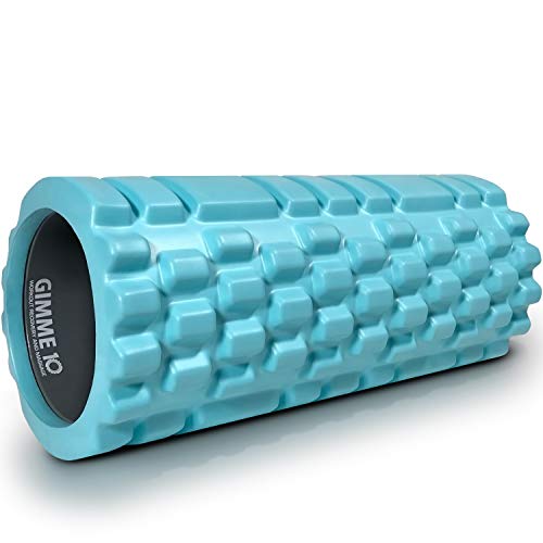 Product Cover Gimme 10 Foam Roller for Deep Tissue Massager for Muscle and Myofascial Trigger Point Release - Turquoise