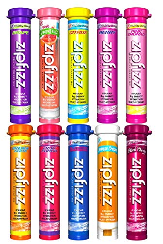 Product Cover Zipfizz Healthy Energy Drink Mix, Ultimate 10 Flavor Variety Sampler