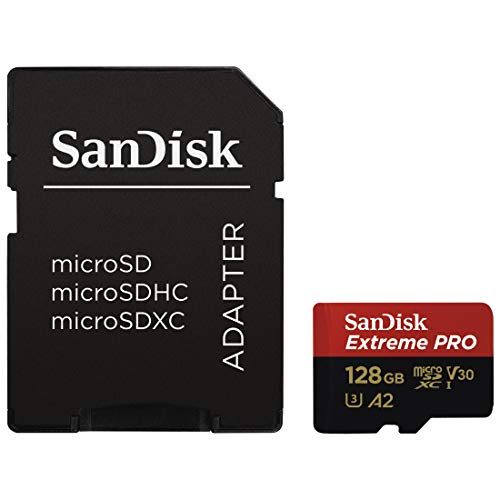 Product Cover SanDisk Extreme Pro SDXC UHS-I U3 A2 V30 128GB + Adapter