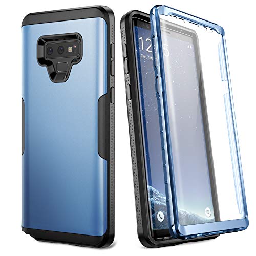 Product Cover YOUMAKER Case for Galaxy Note 9, Full Body Heavy Duty Protection with Built-in Screen Protector Shockproof Rugged Cover for Samsung Galaxy Note 9 (2018) 6.4 Inch - Blue/Black