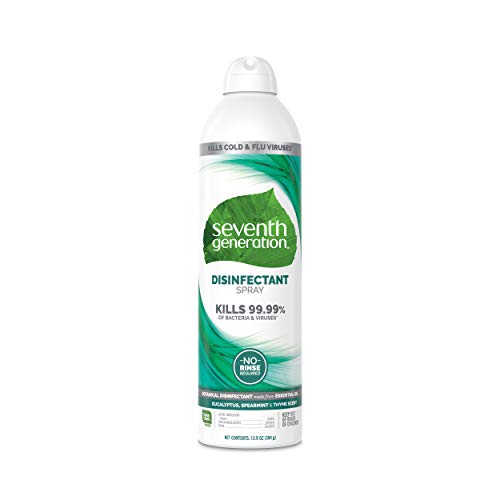 Product Cover Seventh Generation Disinfectant Spray, Eucalyptus Spearmint & Thyme, 13.9 Ounce (Pack of 4)