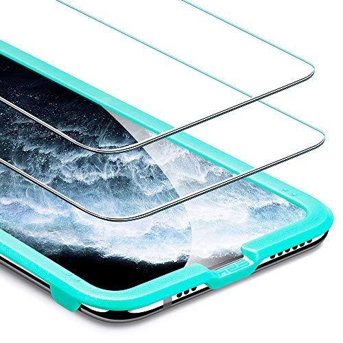 Product Cover ESR Screen Protector for iPhone 11 Pro Max/iPhone XS Max [2 Pack] [Easy Installation Frame] [Case Friendly], Premium Tempered Glass Screen Protector for iPhone 6.5 inch (2019)