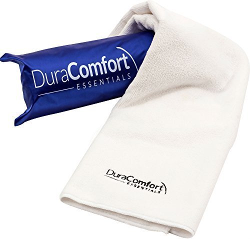 Product Cover duracomfort super absorbent anti-frizz hair towel - extra wide 41x24 inches microfiber towel - 100% satisfaction or your