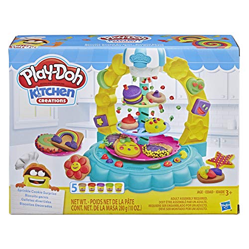Product Cover Play-Doh Kitchen Creations Sprinkle Cookie Surprise Play Food Set with 5 Non-Toxic Colors