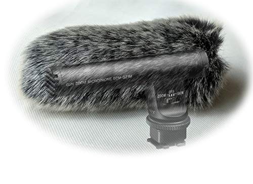 Product Cover Furry MIC Windshield Windscreen WIND Muff Compatible for sony ECM-GZ1M ZOOM Microphone