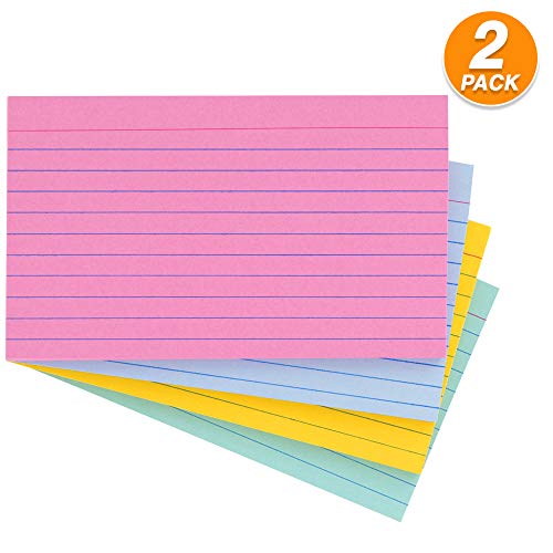 Product Cover Emraw Ruled Colored Index Card Plain Back 3