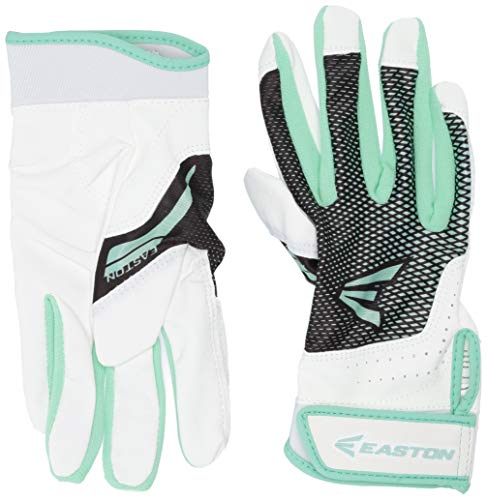 Product Cover EASTON HYPERLITE Fastpitch Softball Batting Glove Series | Pair | Womens | Girls | 2020 | Flexible & Lightweight Sublimated Design | Durable 2 Piece Palm | Comfort & Breathable Neoprene Band Strap