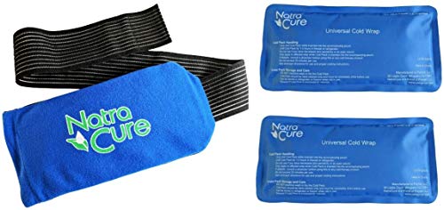 Product Cover NatraCure Universal Cold Pack Ice Wrap - 2 Ice Packs w/ 1 Pouch - (5
