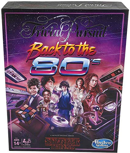 Product Cover Trivial Pursuit Netflix's Stranger Things Back to The 80s Edition: Adult and Teen Party Board Game