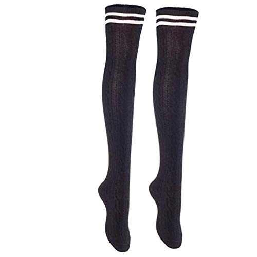 Product Cover Women Girls Over The Knee Socks Leg Warmer Stockings Boot Thigh High Long Socks