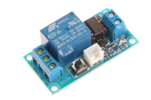 Product Cover NOYITO 1-Channel Self-locking Relay Module One Button Start-Stop Bistable 10A Load for SCM Control, Household Appliances Control, Industrial Equipment Control (12V)