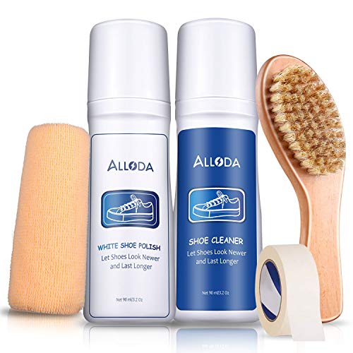 Product Cover Shoe Cleaner + White Shoe Polish, Shoe Cleaning Kit, White Shoe Cleaner, Alloda