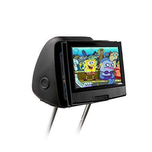 Product Cover Qenker portable dvd player headrest mount for swivel and flip style portable DVD player from 7 to 11 inch - black