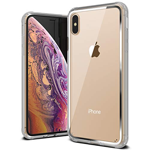 Product Cover V VRS DESIGN iPhone Xs Max Case,Heavy Duty Protection [Crystal Chrome] Anti-Yellowing Back