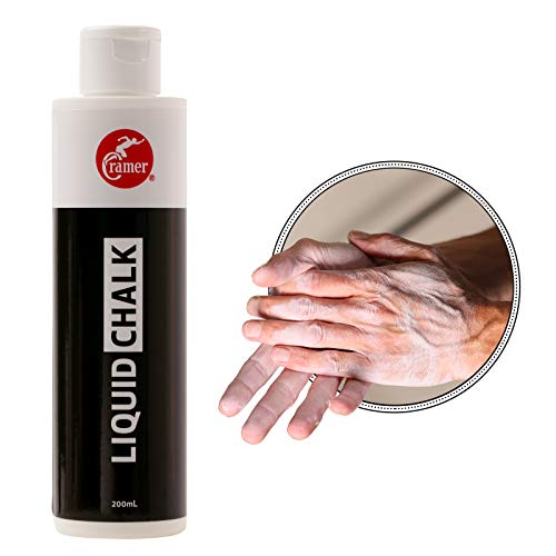 Product Cover Cramer Liquid Gym Chalk, 200mL Bottle for Improving Grip During Weightlifting, Power Lifting, Gymnastics, Pole Fitness, & Rock Climbing, Less Messy Than Block Chalk
