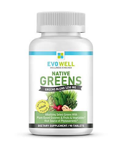 Product Cover EVOWELL Native Greens Superfoods/Greens Tablets, 90 Count