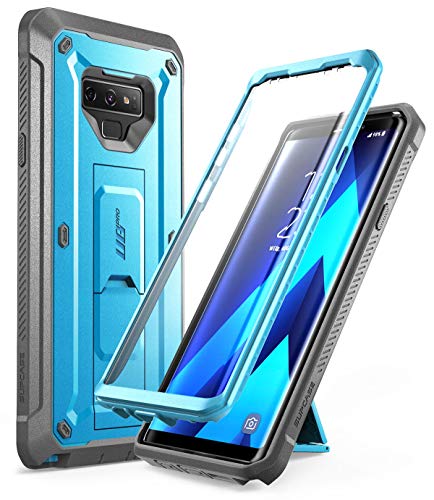 Product Cover Samsung Galaxy Note 9 Case, SUPCASE Unicorn Beetle Pro Series Full-Body Rugged Holster Case with Built-in Screen Protector for Galaxy Note 9 (Blue)