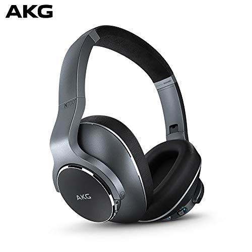 Product Cover AKG N700NC Over-Ear Foldable Wireless Headphones, Active Noise Cancelling Headphones - Silver (US Version)