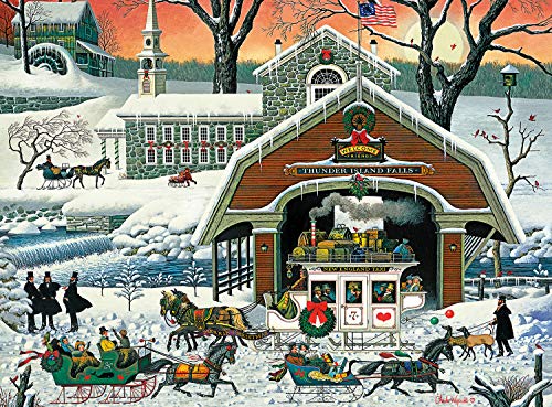 Product Cover Buffalo Games - Charles Wysocki - TWAS' The Twilight Before Christmas - 1000 Piece Jigsaw Puzzle