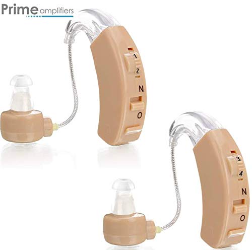 Product Cover Set of 2 Hearing Amplifier Aids - Aid Your Hearing - Personal Sound Amplifiers - Seniors - Adults - Men & Women