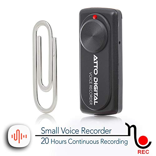 Product Cover Small Voice Recorder with 20 Hours Battery Life | Ideal for Lectures, Meetings or Interviews | 141 Hours Capacity on 8GB | nanoREC by aTTo Digital