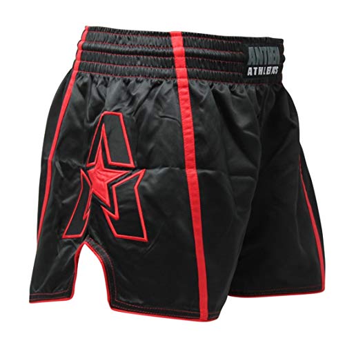 Product Cover Anthem Athletics Infinity Ghost Muay Thai Shorts - Kickboxing, Thai Boxing - Ghost Red - X-Large