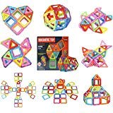 Product Cover D-tal Basic Set (30 Pieces) Magnetic Building Blocks, Educational Magnetic Tiles, Magnetic Building Toy
