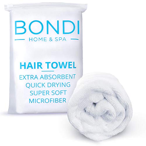 Product Cover Microfiber Hair Towel for Women - Super Absorbent, Fast Drying, Large & Soft - Perfect for Long or Curly Hair - 42 x 22 Inches