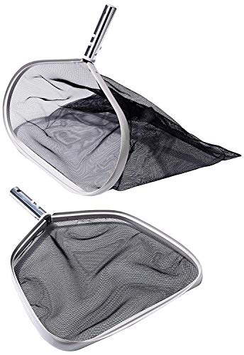 Product Cover [Voted #1 Pool Cleaning Nets] Pool Skimmer Net, 2-Pack, Pool Cleaning Kit, Pool Nets For Cleaning, Floating Pool Skimmer, Pool Leaf Net, Swimming Pool Nets, Fountain Spa Skimmer Net, Sizes: 18