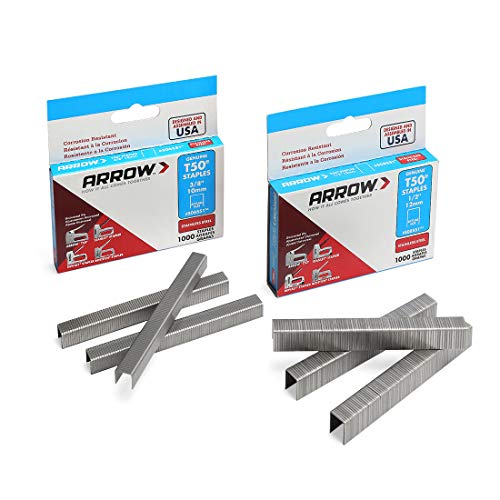Product Cover ARROW T50 Stainless Steel Staples Pack Set #508SS1 1/2'' 12mm and #506SS1 3/8'' 10mm