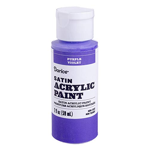 Product Cover Darice 30062610 Satin Purple, 2 Ounces Acrylic Paint,