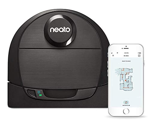 Product Cover Neato Robotics D6 Connected Laser Guided Smart Robot Vacuum - Wi-Fi Connected, Multi Floor Mapping, Ideal for Carpets, Hard Floors and Pet Hair, Works with Alexa