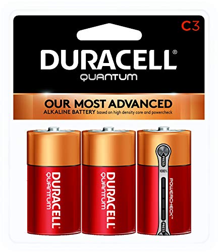Product Cover Duracell - Quantum C Alkaline Batteries - long lasting, all-purpose C battery for household and business - 3 count
