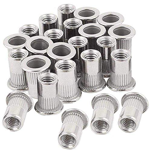 Product Cover 30pcs M8 Rivet Nuts Stainless Steel Threaded Insert Nutsert Rivnuts M8