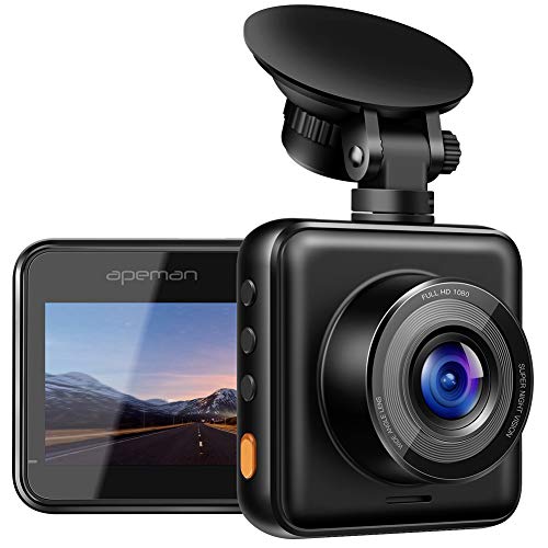 Product Cover APEMAN Mini Dash Cam 1080P Full HD Dash Camera for Cars Recorder Super Night Vision, 170° Wide Angle, Motion Detection, Parking Monitoring, G-Sensor, Loop Recording