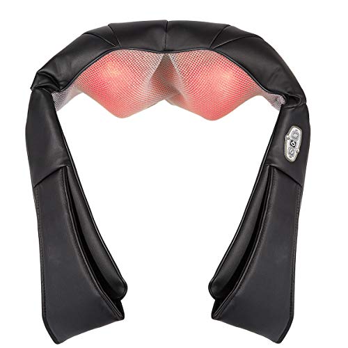 Product Cover 1byone Shiatsu Deep-Kneading Massager with Heat and Car Adapter for Neck, Shoulder, Back, Arms, Legs Massage